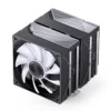 Cooler Para Processador Jonsbo Ca80 Dual Tower 70 Cfm Argb Preto