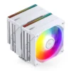 Cooler Para Processador Jonsbo Cb80 Dual Tower 80 Cfm Argb Branco