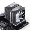 Cooler Para Processador Jonsbo Ca80 Dual Tower 70 Cfm Argb Preto