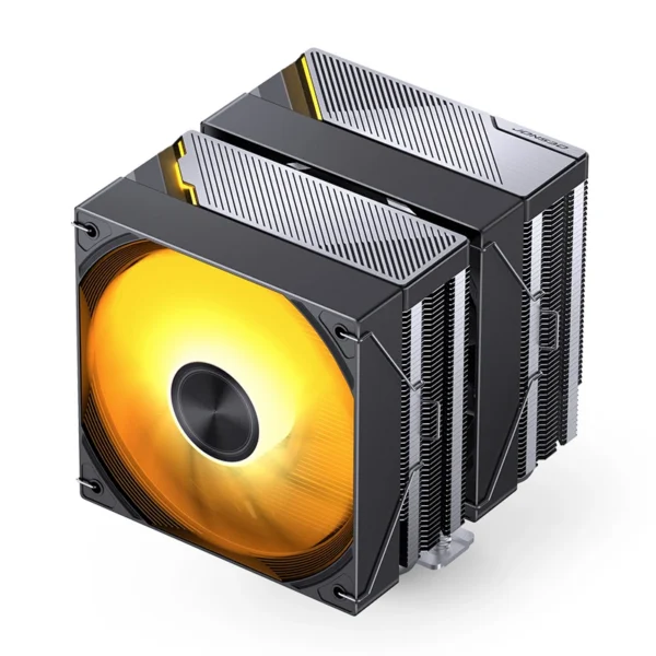 Cooler Para Processador Jonsbo Ca80 Dual Tower 70 Cfm Argb Preto