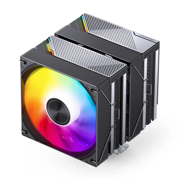 Cooler Para Processador Jonsbo Ca80 Dual Tower 70 Cfm Argb Preto
