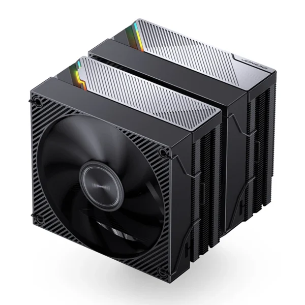 Cooler Para Processador Jonsbo Ca90 Dual Tower 77 Cfm Argb Preto