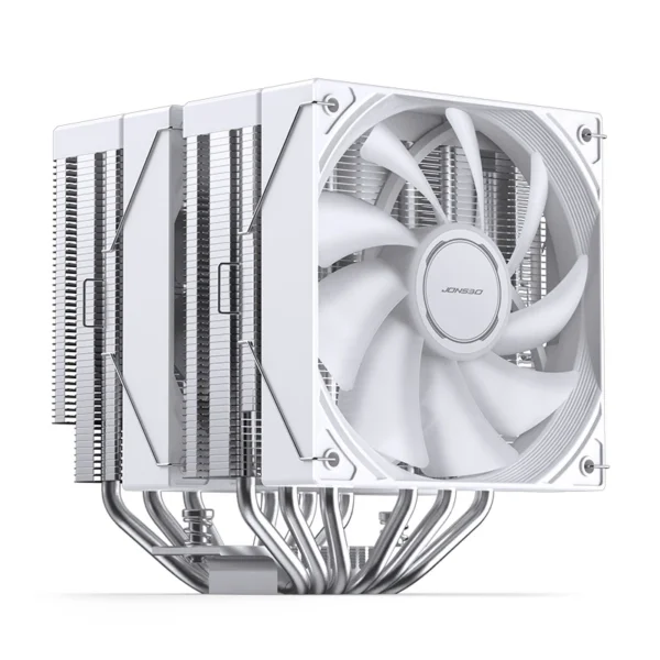 Cooler Para Processador Jonsbo Cb80 Dual Tower 80 Cfm Argb Branco