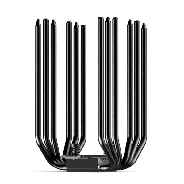 Cooler Para Processador Jonsbo Ca90 Dual Tower 77 Cfm Argb Preto