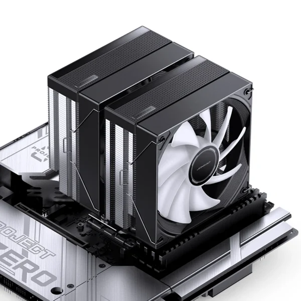 Cooler Para Processador Jonsbo Cb80 Dual Tower 80 Cfm Argb Preto