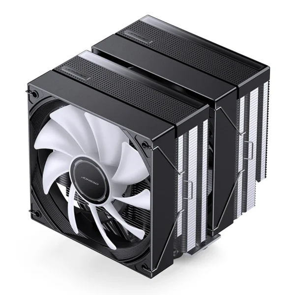 Cooler Para Processador Jonsbo Cb80 Dual Tower 80 Cfm Argb Preto