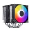 Cooler Para Processador Jonsbo Cb80 Dual Tower 80 Cfm Argb Preto