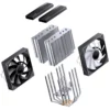 Cooler Para Processador Jonsbo Cb80 Dual Tower 80 Cfm Argb Preto