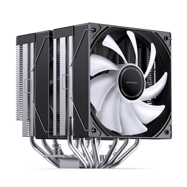 Cooler Para Processador Jonsbo Cb80 Dual Tower 80 Cfm Argb Preto