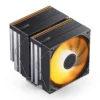 Cooler Para Processador Jonsbo Cb80 Dual Tower 80 Cfm Argb Preto