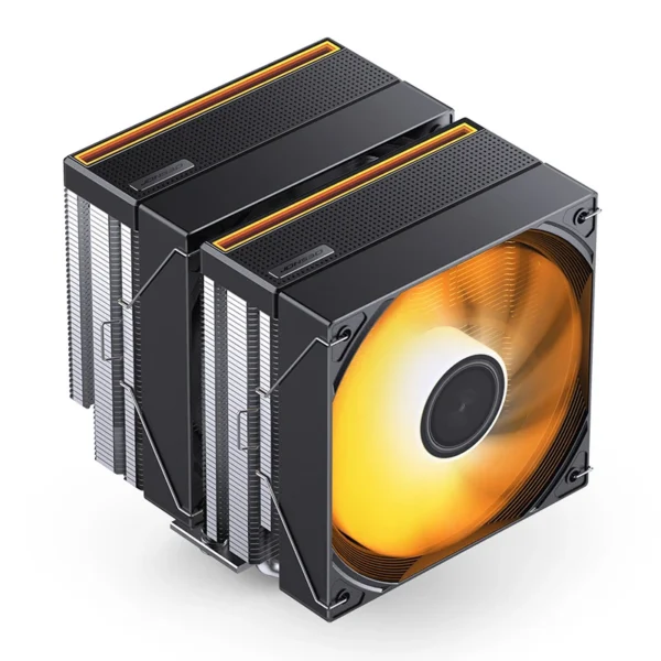 Cooler Para Processador Jonsbo Cb80 Dual Tower 80 Cfm Argb Preto