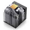 Cooler Para Processador Jonsbo Cb80 Dual Tower 80 Cfm Argb Preto