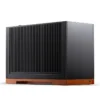Gabinete Premium Jonsbo T9 Mini-Itx Preto E Madeira