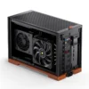 Gabinete Premium Jonsbo T9 Mini-Itx Preto E Madeira