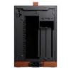 Gabinete Premium Jonsbo T9 Mini-Itx Preto E Madeira