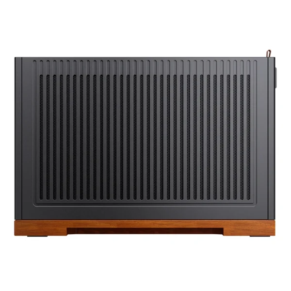 Gabinete Premium Jonsbo T9 Mini-Itx Preto E Madeira