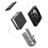 Cooler Para Processador Jonsbo Cr-1000 Max V2 71 Cfm Preto