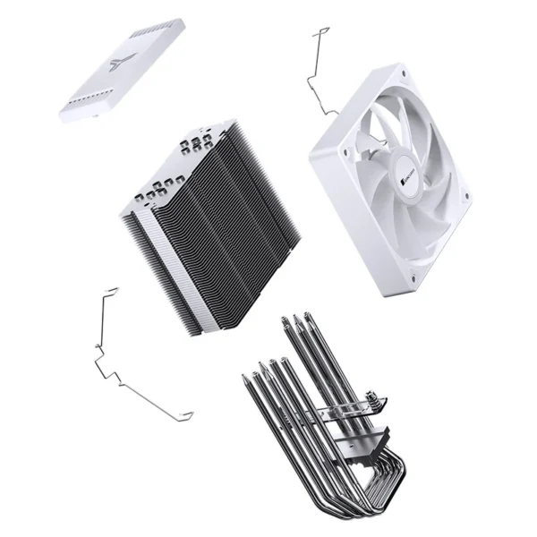 Cooler Para Processador Jonsbo Cr-1000 Max V2 Argb 71 Cfm Branco