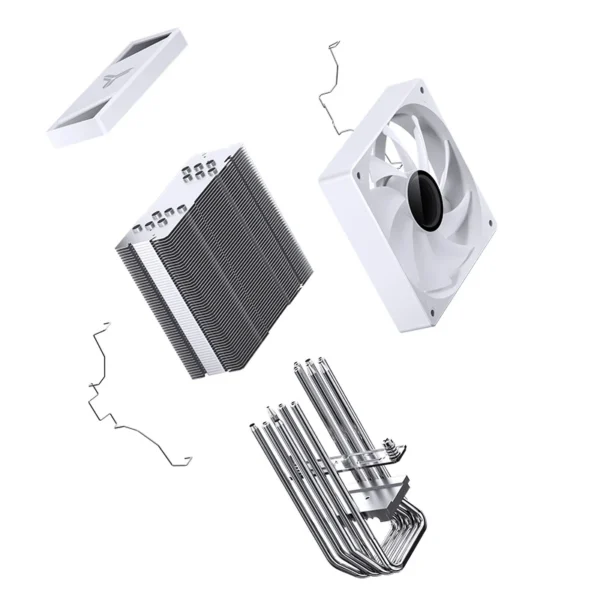 Cooler Para Processador Jonsbo Cr-1000 V3 Pro Argb 71 Cfm Branco