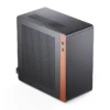 Gabinete Mini-Itx Jonsbo N10 Premium 4.5L Preto E Nogueira