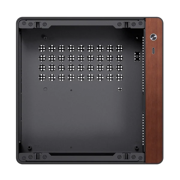 Gabinete Mini-Itx Jonsbo N10 Premium 4.5L Preto E Nogueira