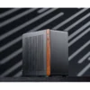 Gabinete Mini-Itx Jonsbo N10 Premium 4.5L Preto E Nogueira