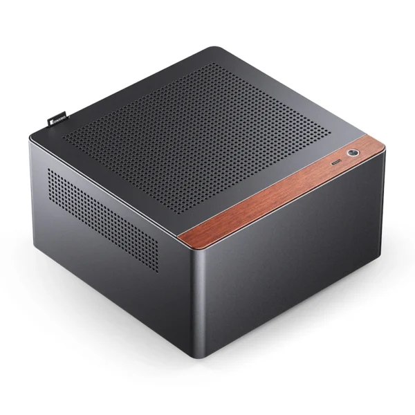 Gabinete Mini-Itx Jonsbo N10 Premium 4.5L Preto E Nogueira