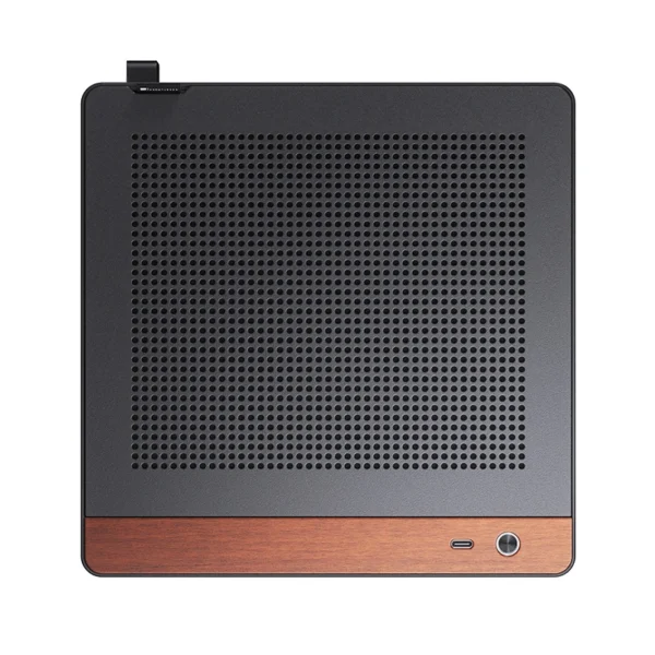 Gabinete Mini-Itx Jonsbo Nv10 Premium 4.5L Preto E Madeira