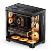 Gabinete Premium Jonsbo Tk-4 Atx Panorâmico Vidro Temperado Usb-C Preto