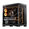 Gabinete Premium Jonsbo Tk-4 Atx Panorâmico Vidro Temperado Usb-C Preto