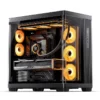 Gabinete Premium Jonsbo Tk-4 Atx Panorâmico Vidro Temperado Usb-C Preto