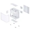 Gabinete Premium Jonsbo Tk-4 Atx Panorâmico Vidro Temperado Usb-C Branco