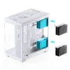 Gabinete Premium Jonsbo Tk-4 Atx Panorâmico Vidro Temperado Usb-C Branco