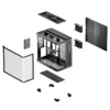 Gabinete Premium Jonsbo Tk-4 Atx Panorâmico Vidro Temperado Usb-C Preto