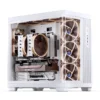 Gabinete Premium Jonsbo Tk-4 Atx Panorâmico Vidro Temperado Usb-C Branco