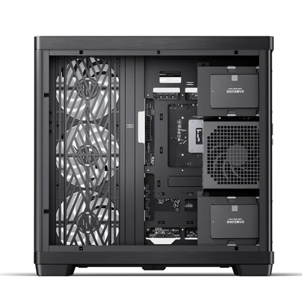 Gabinete Premium Jonsbo Tk-4 Atx Panorâmico Vidro Temperado Usb-C Preto