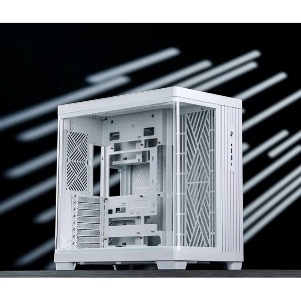 Gabinete Premium Jonsbo Tk-4 Atx Panorâmico Vidro Temperado Usb-C Branco
