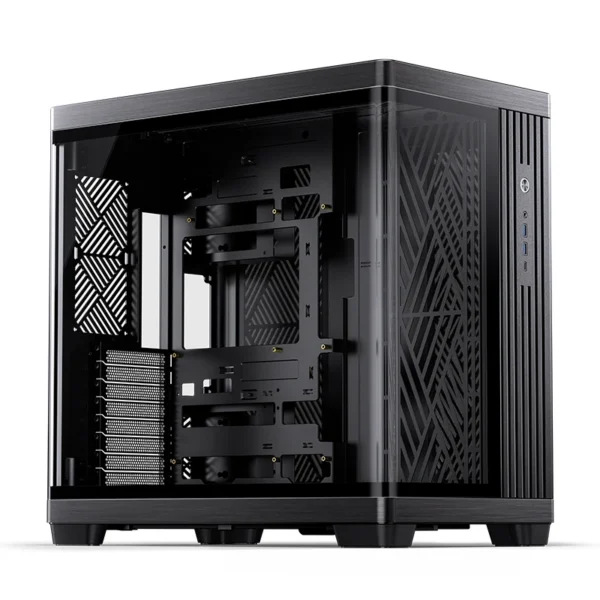 Gabinete Premium Jonsbo Tk-4 Atx Panorâmico Vidro Temperado Usb-C Preto