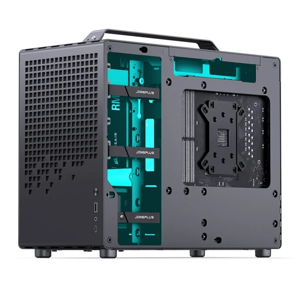 Gabinete Premium Jonsbo Z20 Mesh M-Atx Preto Com Alça