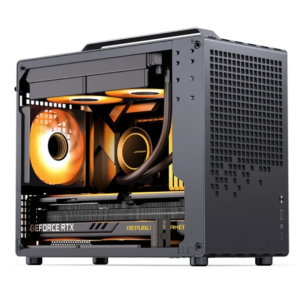 Gabinete Premium Jonsbo Z20 Mesh M-Atx Preto Com Alça