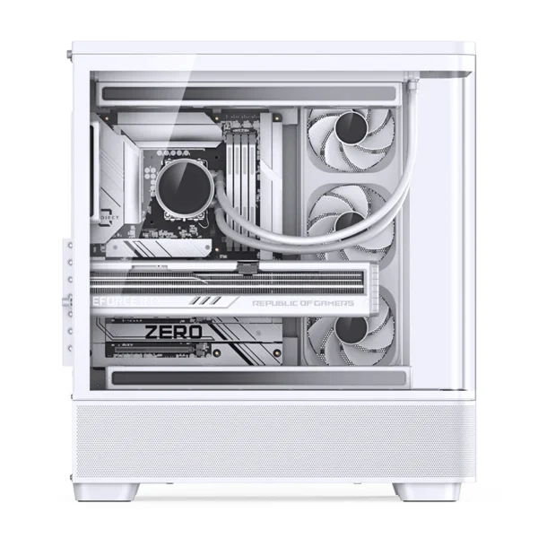 Gabinete Premium Jonsbo Tk-5 Atx Vidro Curvo Branco