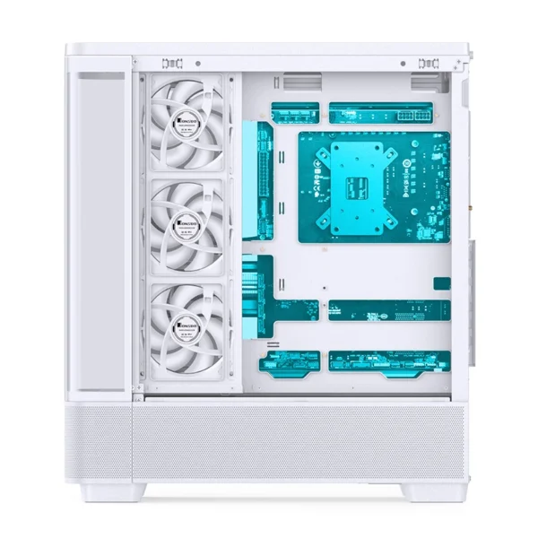 Gabinete Premium Jonsbo Tk-5 Atx Vidro Curvo Branco