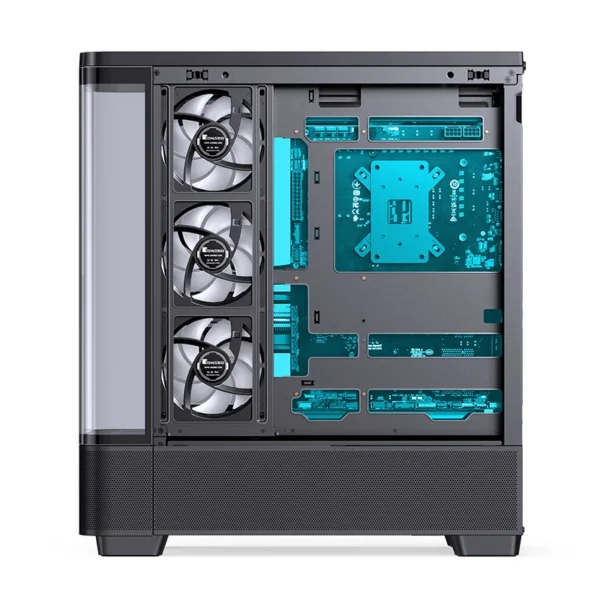 Gabinete Premium Jonsbo Tk-5 Atx Vidro Curvo Preto