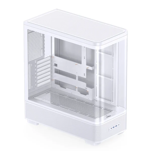 Gabinete Premium Jonsbo Tk-5 Atx Vidro Curvo Branco