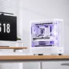 Gabinete Premium Jonsbo Tk-5 Atx Vidro Curvo Branco