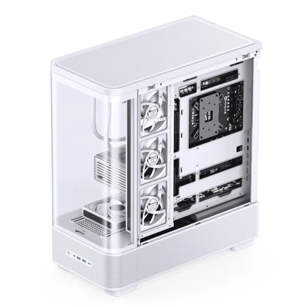 Gabinete Premium Jonsbo Tk-5 Atx Vidro Curvo Branco