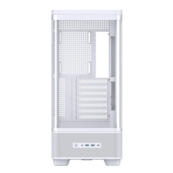 Gabinete Premium Jonsbo Tk-5 Atx Vidro Curvo Branco