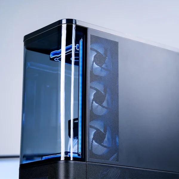 Gabinete Premium Jonsbo Tk-5 Atx Vidro Curvo Preto