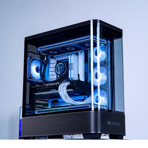 Gabinete Premium Jonsbo Tk-5 Atx Vidro Curvo Preto
