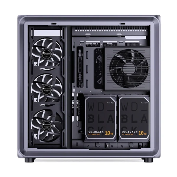 Gabinete Premium Jonsbo Bo400 Cg Atx Vidro Curvo Preto
